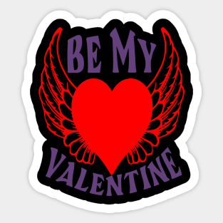 Be my Valentine Sticker